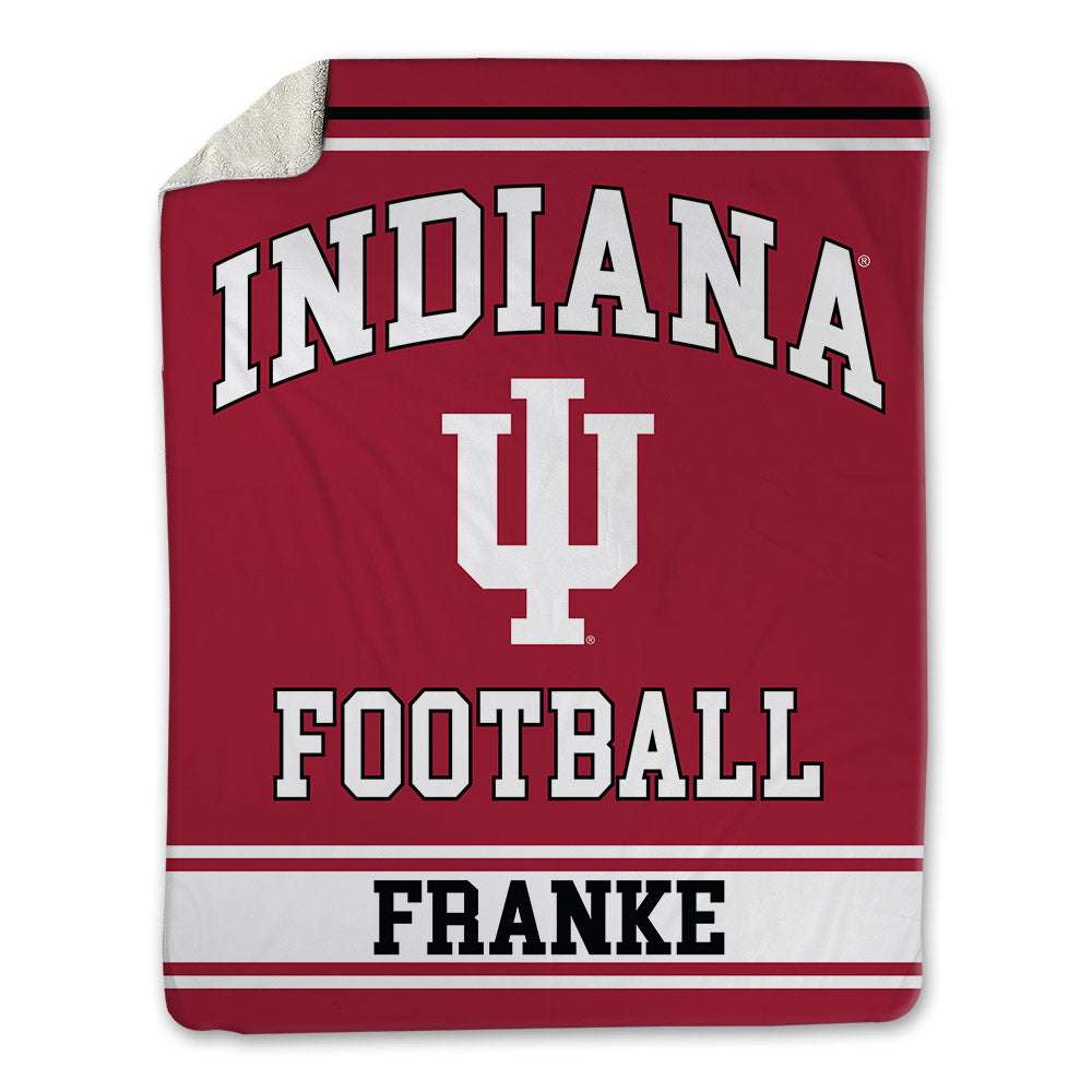 Indiana - NCAA Football : Brendan Franke - Blanket-0
