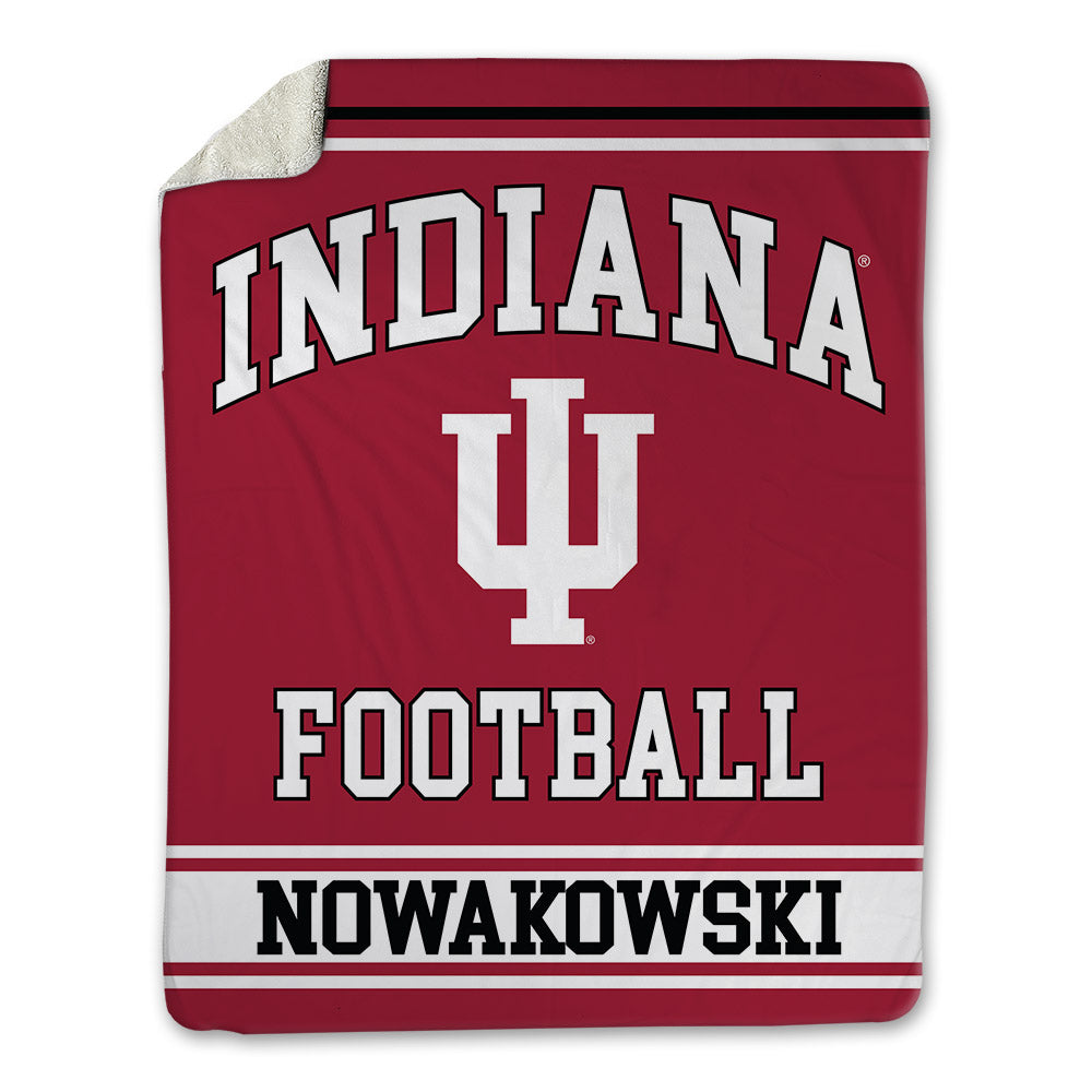 Indiana - NCAA Football : Riley Nowakowski - Blanket-0