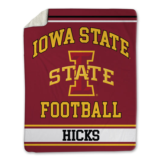 Iowa State - NCAA Football : LaMarcus Hicks - Blanket-0