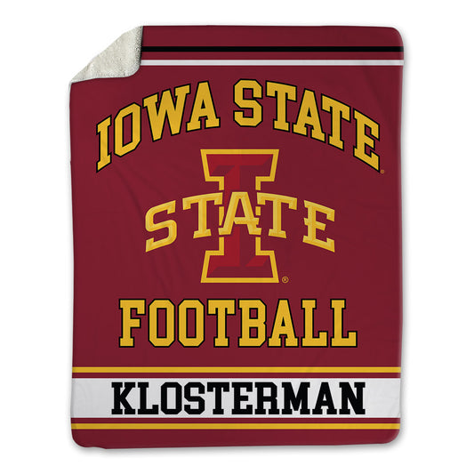 Iowa State - NCAA Football : John Klosterman - Blanket-0