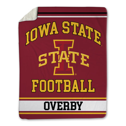 Iowa State - NCAA Football : Dominic Overby - Blanket-0