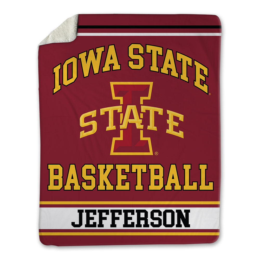 Iowa State - NCAA Men's Basketball : Joshua Jefferson - Blanket-0