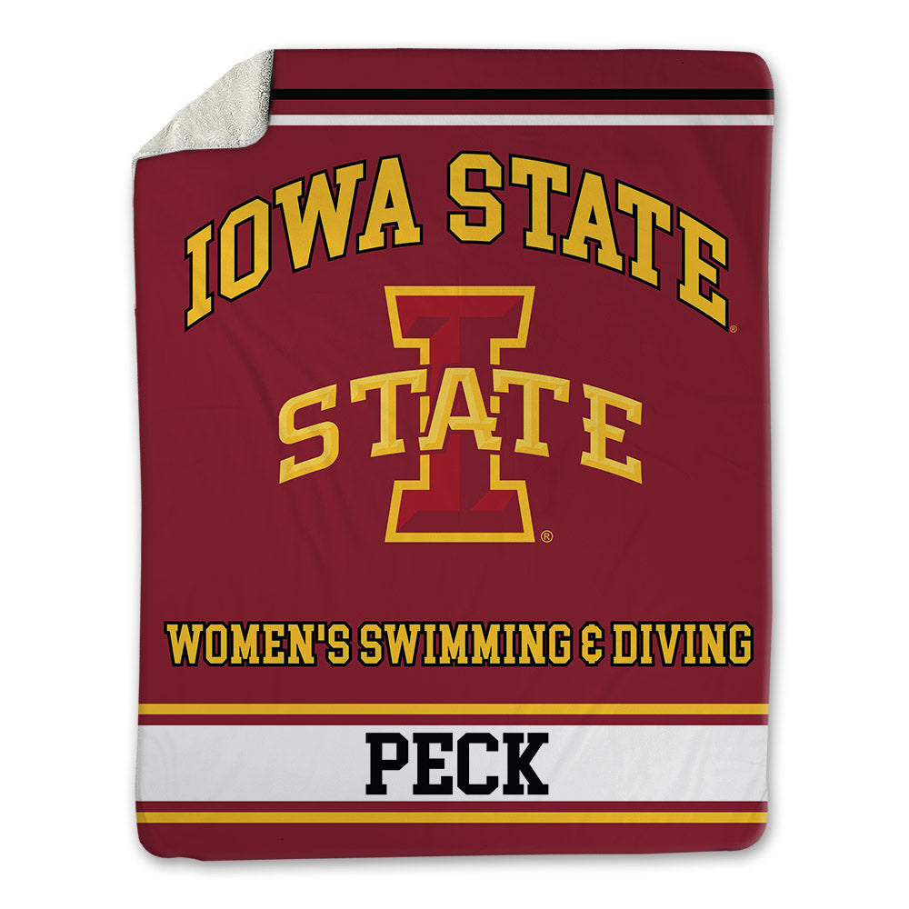 Iowa State - NCAA Women's Swimming & Diving : Anja Peck - Blanket-0