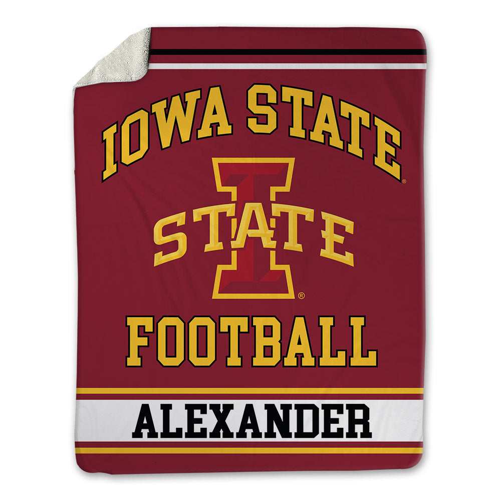 Iowa State - NCAA Football : Cooper Alexander - Blanket-0