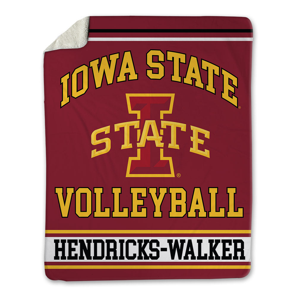 Iowa State - NCAA Women's Volleyball : Amiree Hendricks-Walker - Blanket-0