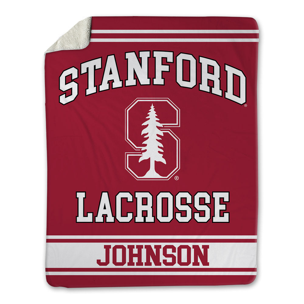 Stanford - NCAA Women's Lacrosse : Ellie Johnson - Blanket-0