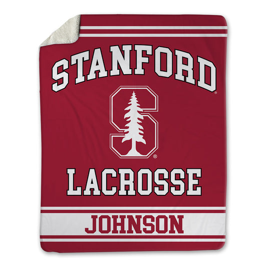 Stanford - NCAA Women's Lacrosse : Ellie Johnson - Blanket-0