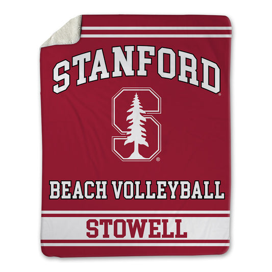 Stanford - NCAA Beach Volleyball : Clara Stowell - Blanket-0