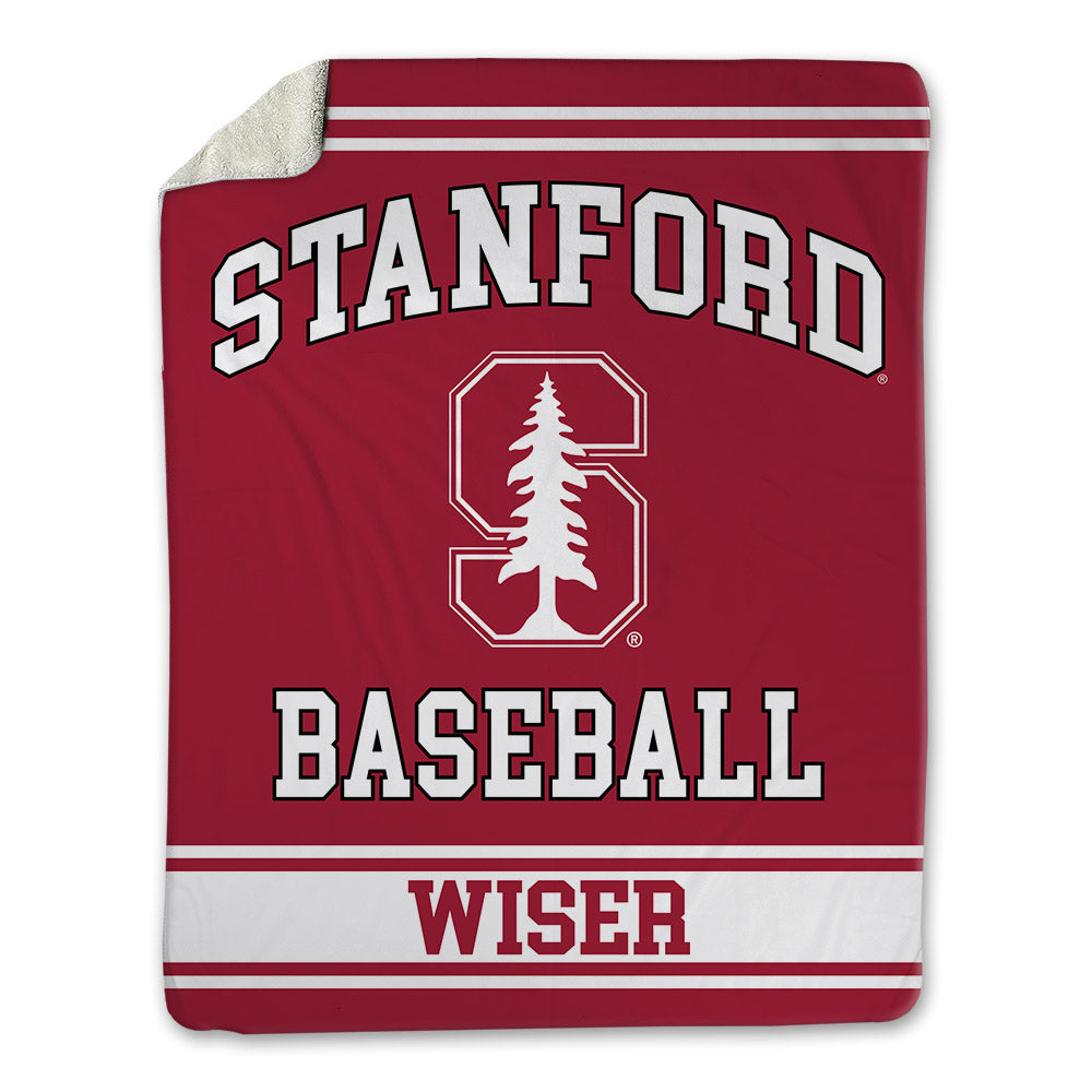 Stanford - NCAA Baseball : David Wiser - Blanket-0