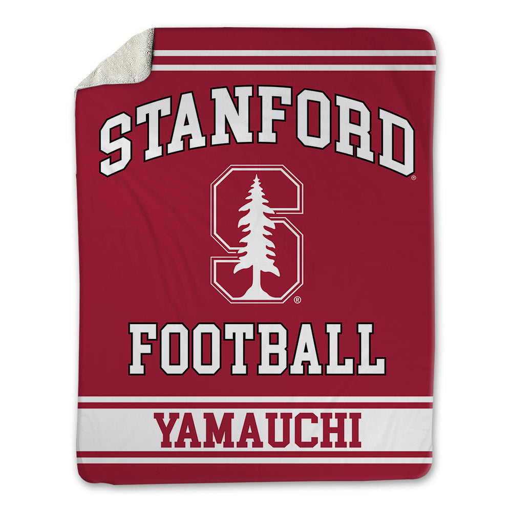 Stanford - NCAA Football : Zak Yamauchi - Blanket-0