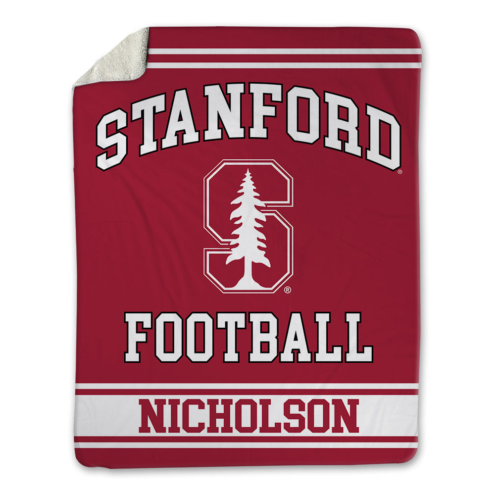 Stanford - NCAA Football : Brandon Nicholson - Blanket-0