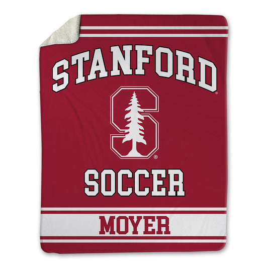 Stanford - NCAA Men's Soccer : Joe Moyer - Blanket-0