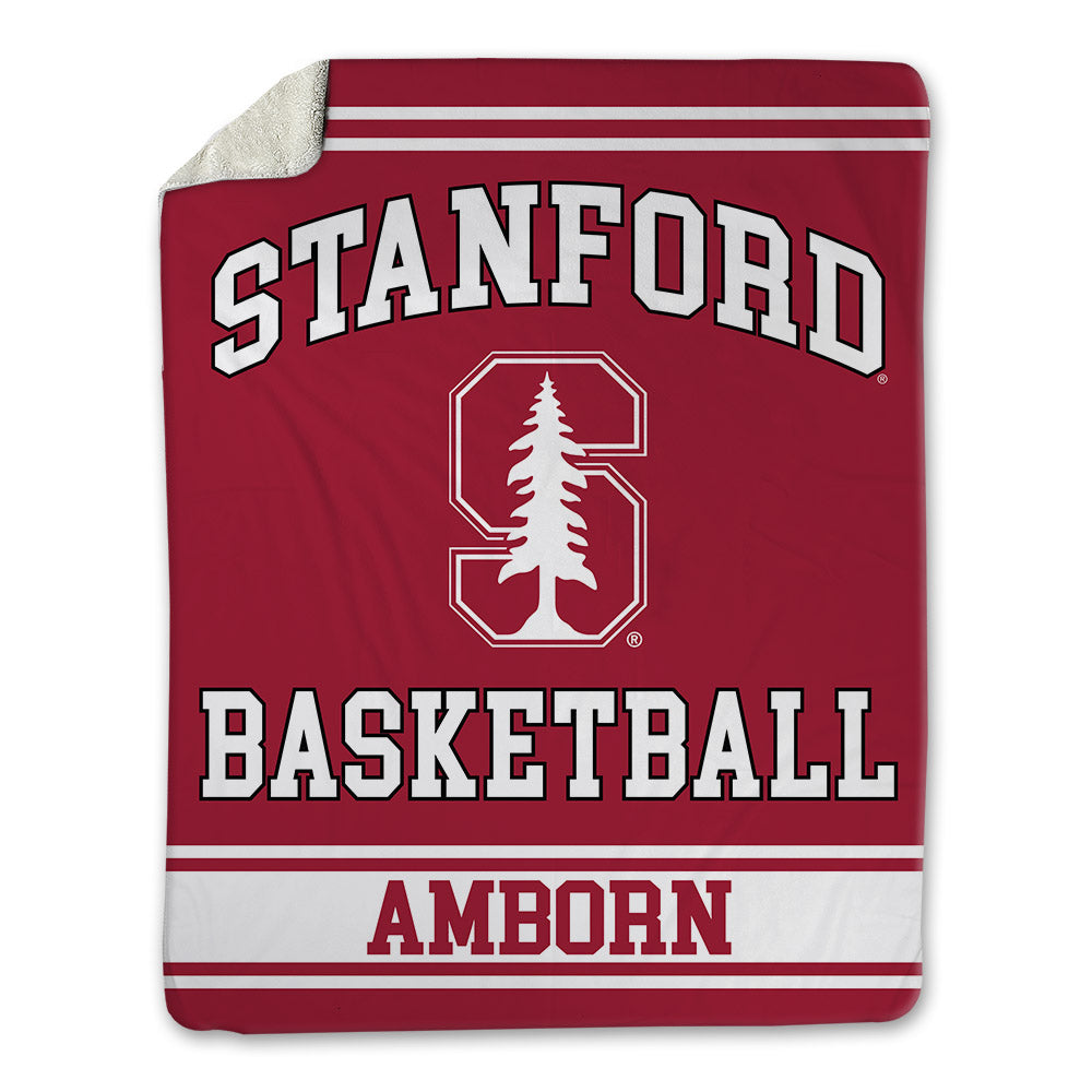 Stanford - NCAA Women's Basketball : Carly Amborn - Blanket-0