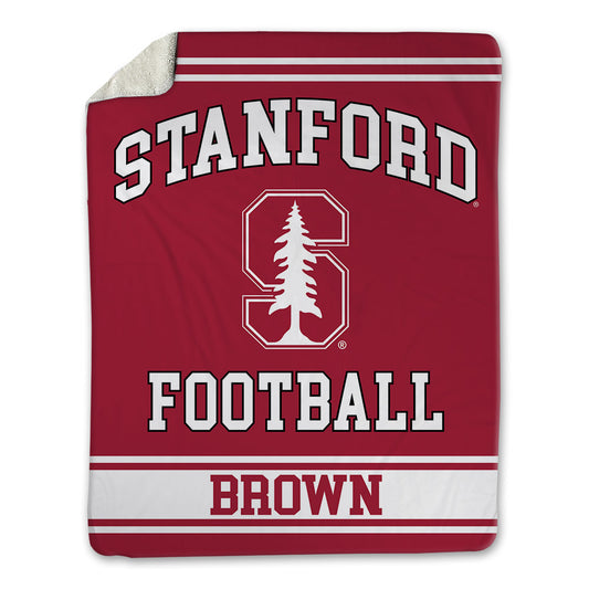 Stanford - NCAA Football : Marcus Brown - Blanket-0
