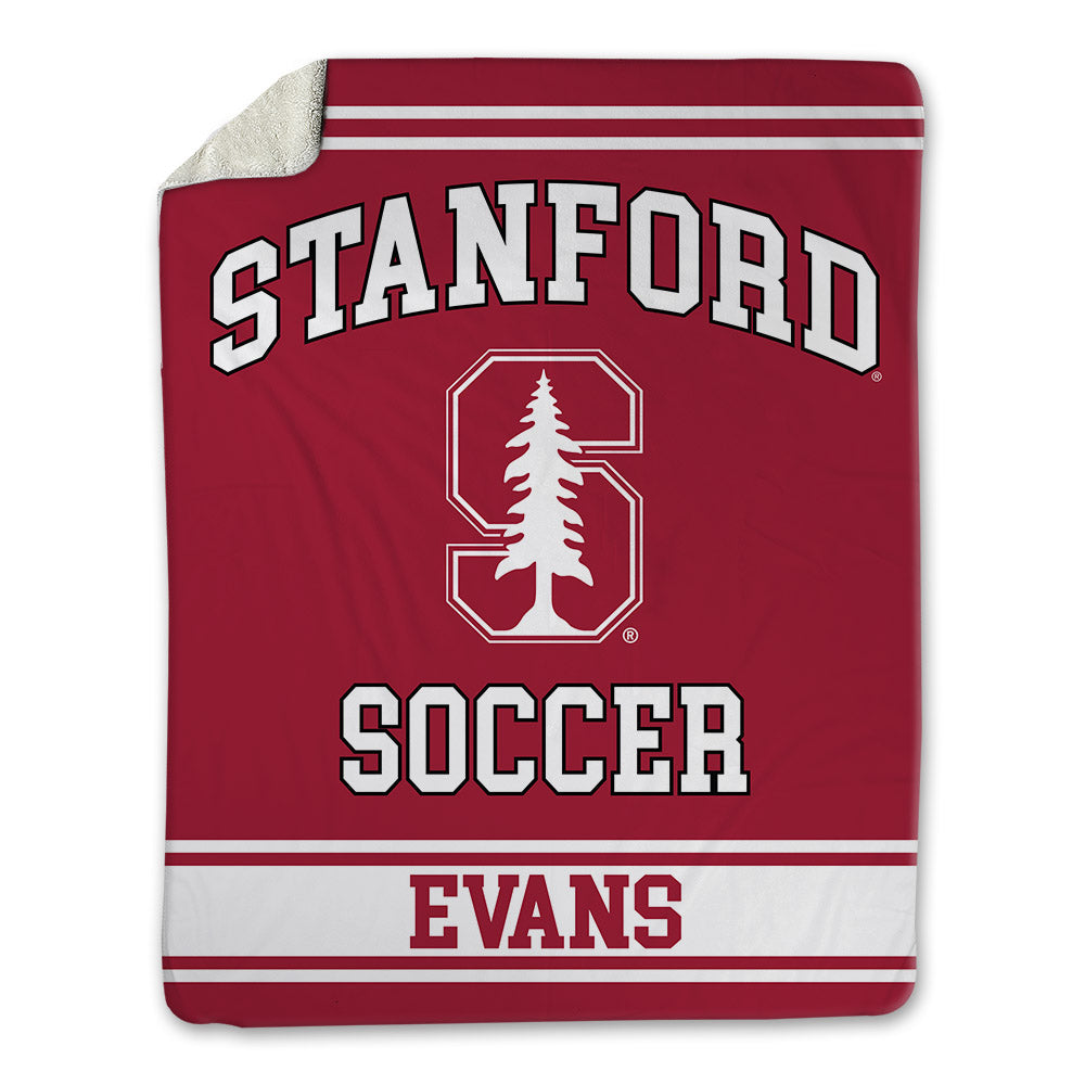 Stanford - NCAA Women's Soccer : Elise Evans - Blanket-0