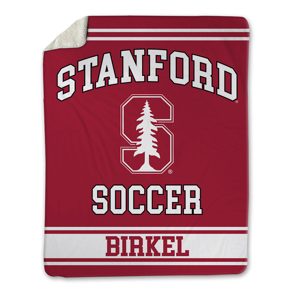 Stanford - NCAA Women's Soccer : Caroline Birkel - Blanket-0