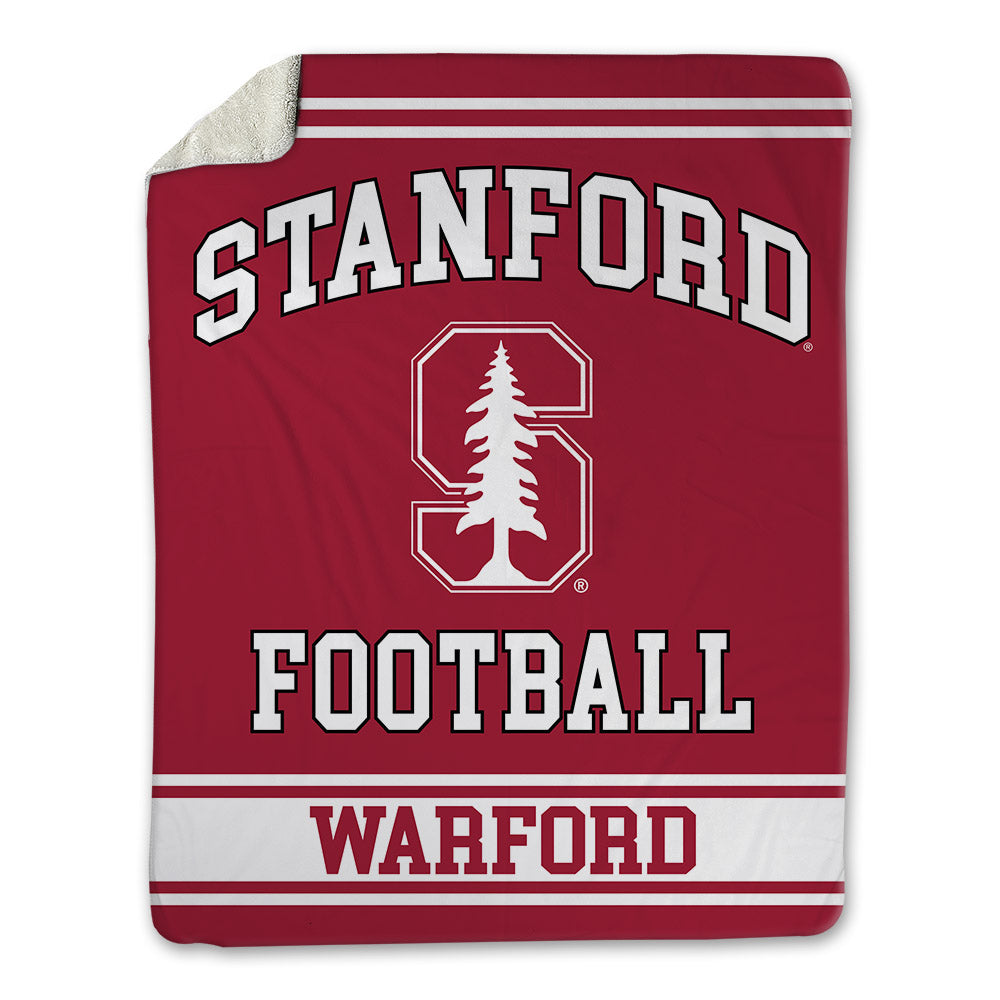 Stanford - NCAA Football : Peyton Warford - Blanket-0