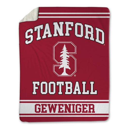Stanford - NCAA Football : Gavin Geweniger - Blanket-0