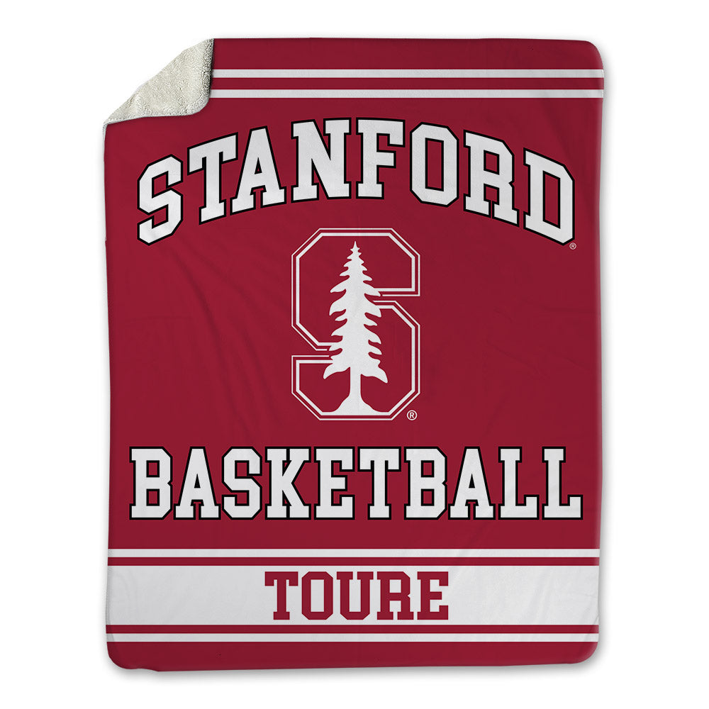 Stanford - NCAA Men's Basketball : Tallis Toure - Blanket-0