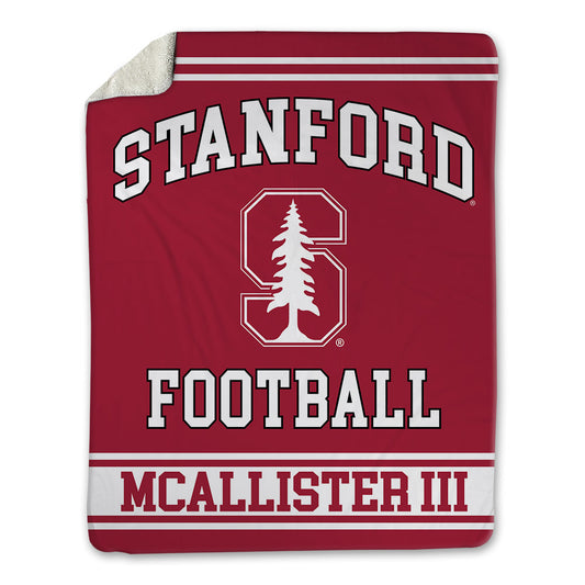 Stanford - NCAA Football : Lonnie McAllister III - Blanket-0