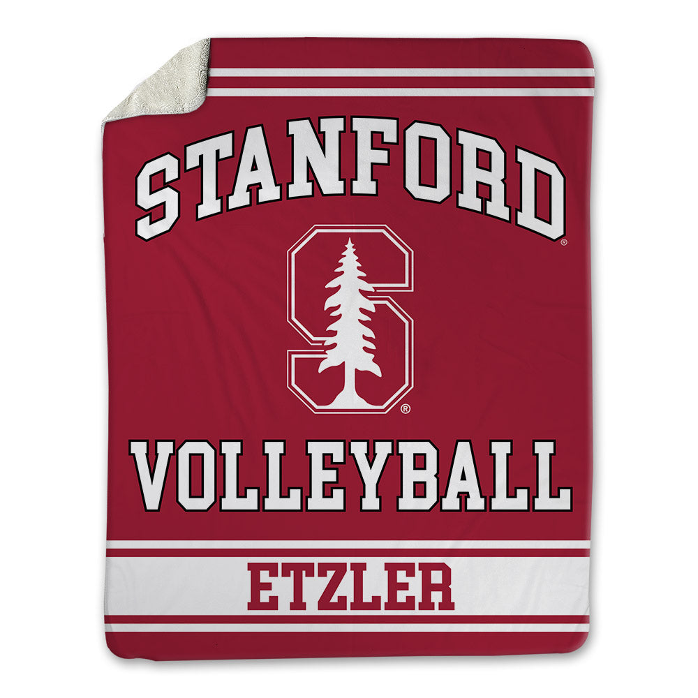 Stanford - NCAA Women's Volleyball : Spencer Etzler - Blanket-0