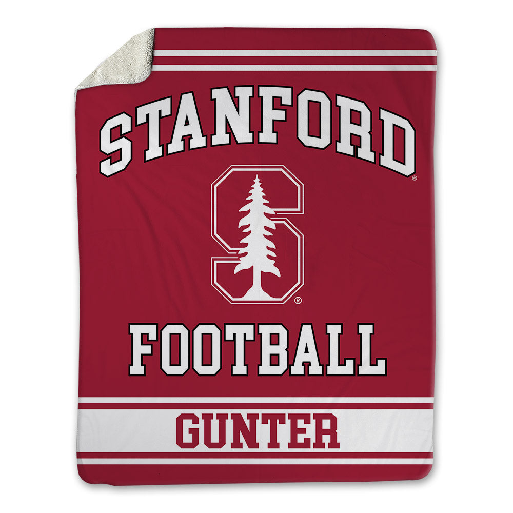 Stanford - NCAA Football : Hayden Gunter - Blanket-0
