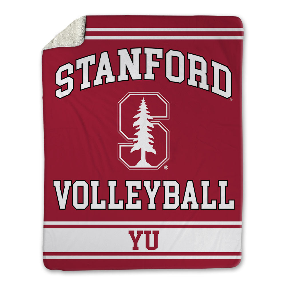 Stanford - NCAA Women's Volleyball : Taylor Yu - Blanket-0