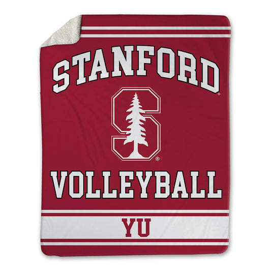Stanford - NCAA Women's Volleyball : Taylor Yu - Blanket-0