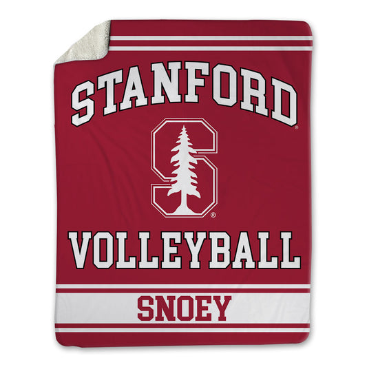 Stanford - NCAA Men's Volleyball : Theo Snoey - Blanket-0