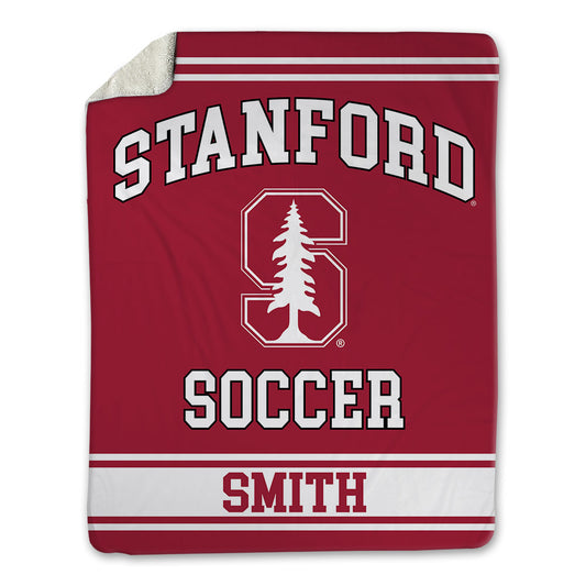 Stanford - NCAA Women's Soccer : Logan Smith - Blanket-0