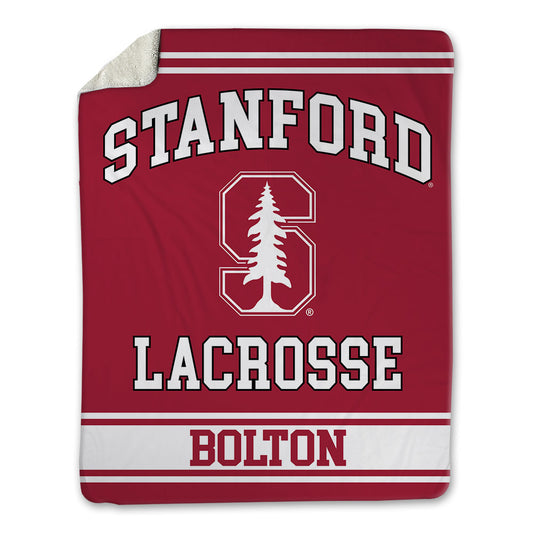 Stanford - NCAA Women's Lacrosse : Bronwyn Bolton - Blanket-0