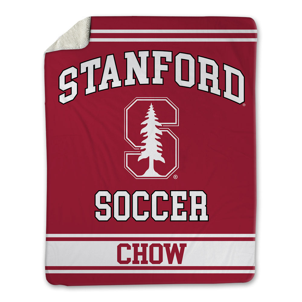 Stanford - NCAA Men's Soccer : Alex Chow - Blanket-0