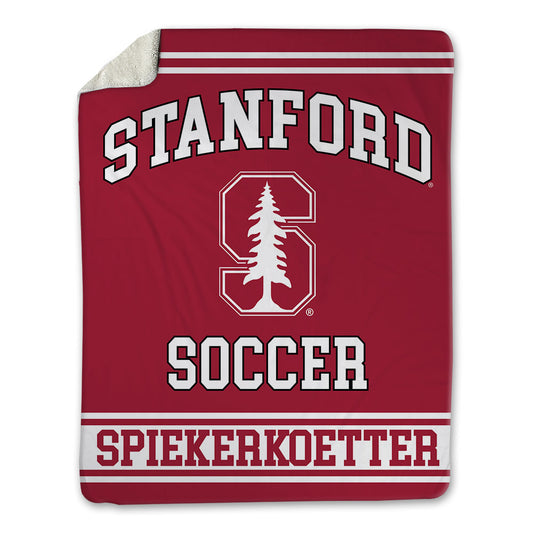 Stanford - NCAA Women's Soccer : Freya Spiekerkoetter - Blanket-0
