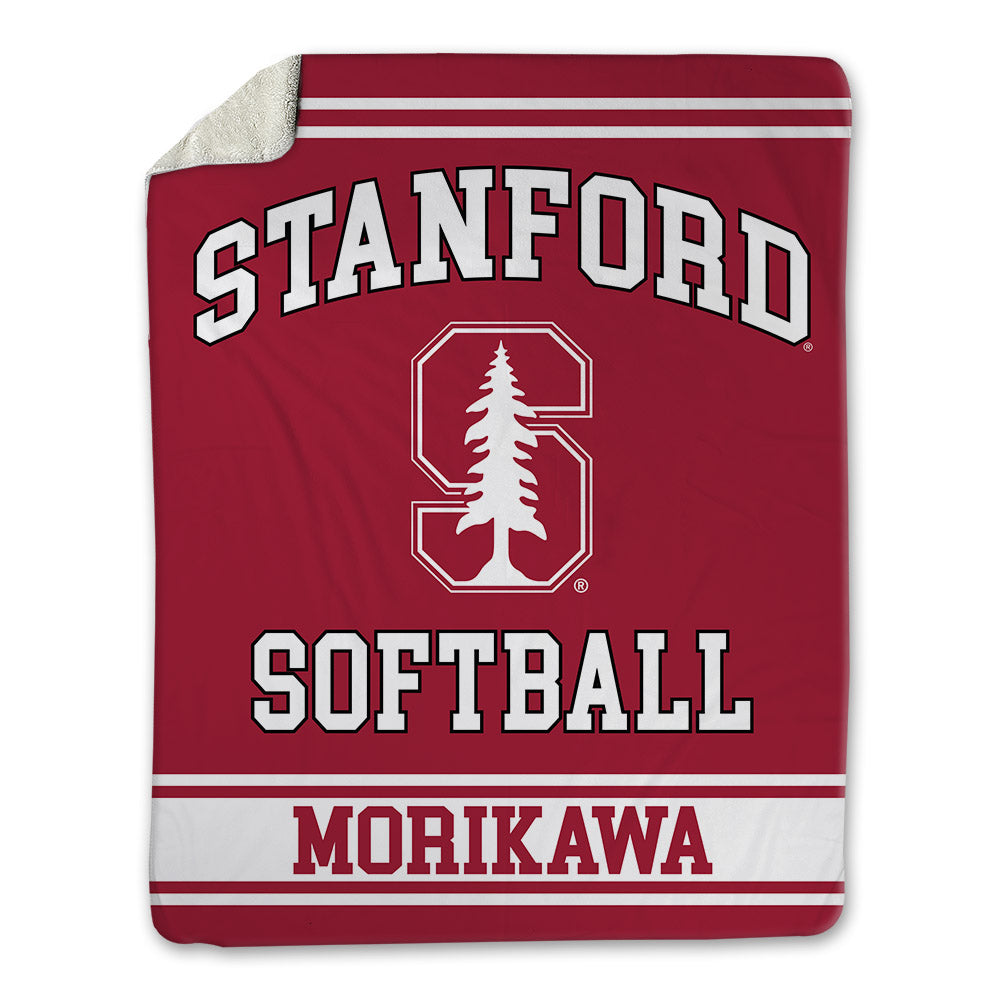 Stanford - NCAA Softball : Allison Morikawa - Blanket-0