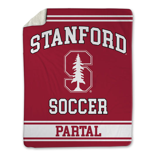 Stanford - NCAA Men's Soccer : Joshua Partal - Blanket-0