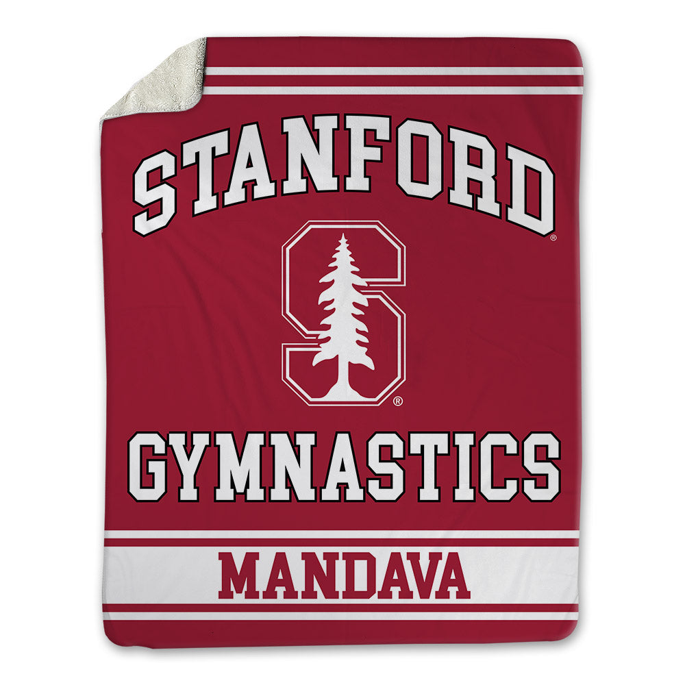 Stanford - NCAA Men's Gymnastics : Kiran Mandava - Blanket-0