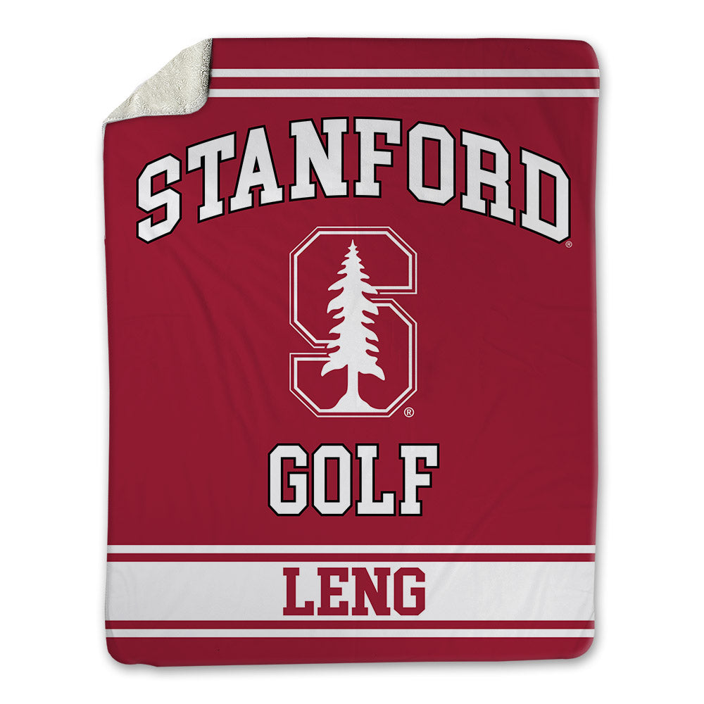 Stanford - NCAA Men's Golf : Jay Leng - Blanket-0