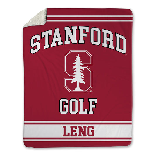 Stanford - NCAA Men's Golf : Jay Leng - Blanket-0