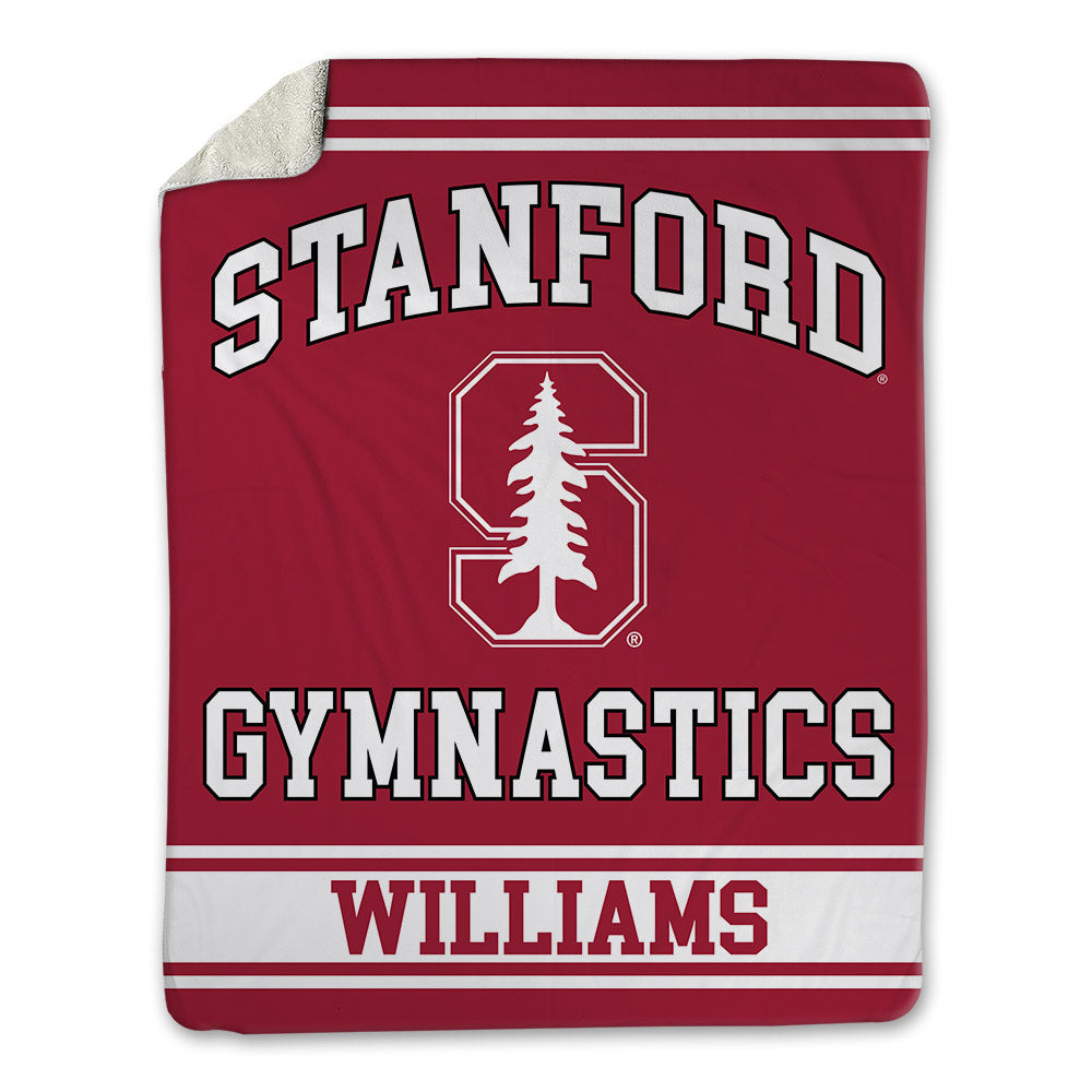Stanford - NCAA Women's Gymnastics : Jennifer Williams - Blanket-0