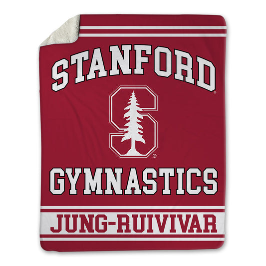 Stanford - NCAA Women's Gymnastics : Levi Jung-Ruivivar - Blanket-0