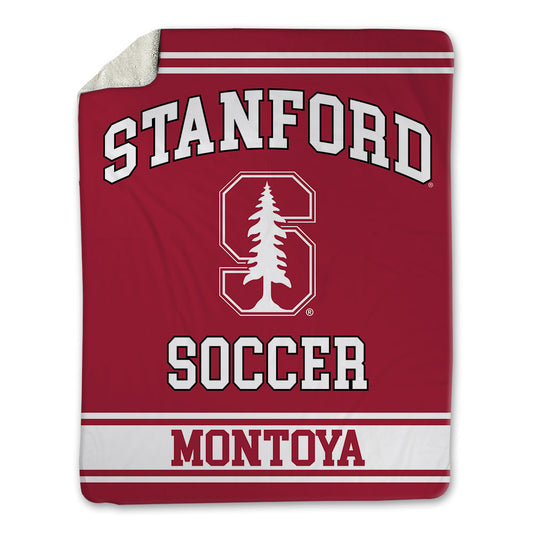 Stanford - NCAA Women's Soccer : Allie Montoya - Blanket-0