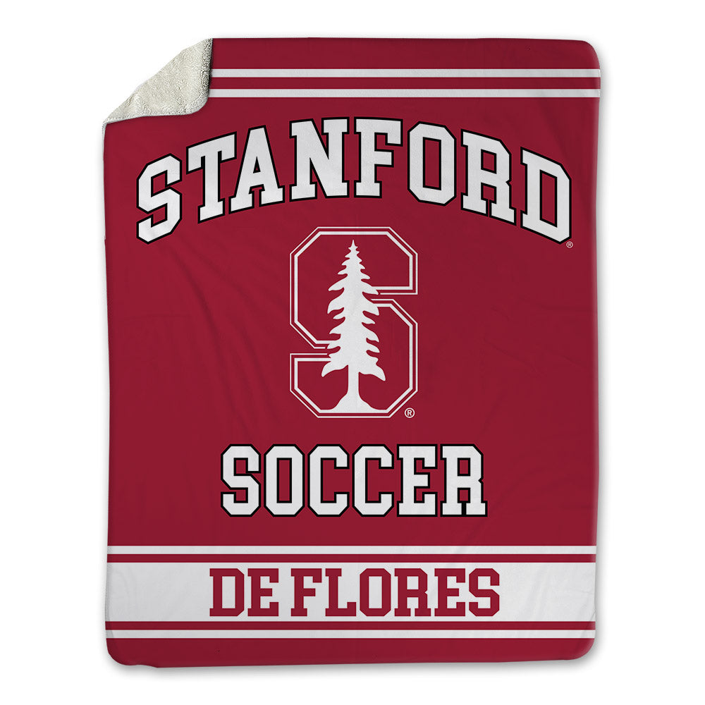 Stanford - NCAA Men's Soccer : Shane de Flores - Blanket-0