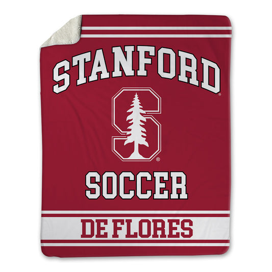 Stanford - NCAA Men's Soccer : Shane de Flores - Blanket-0