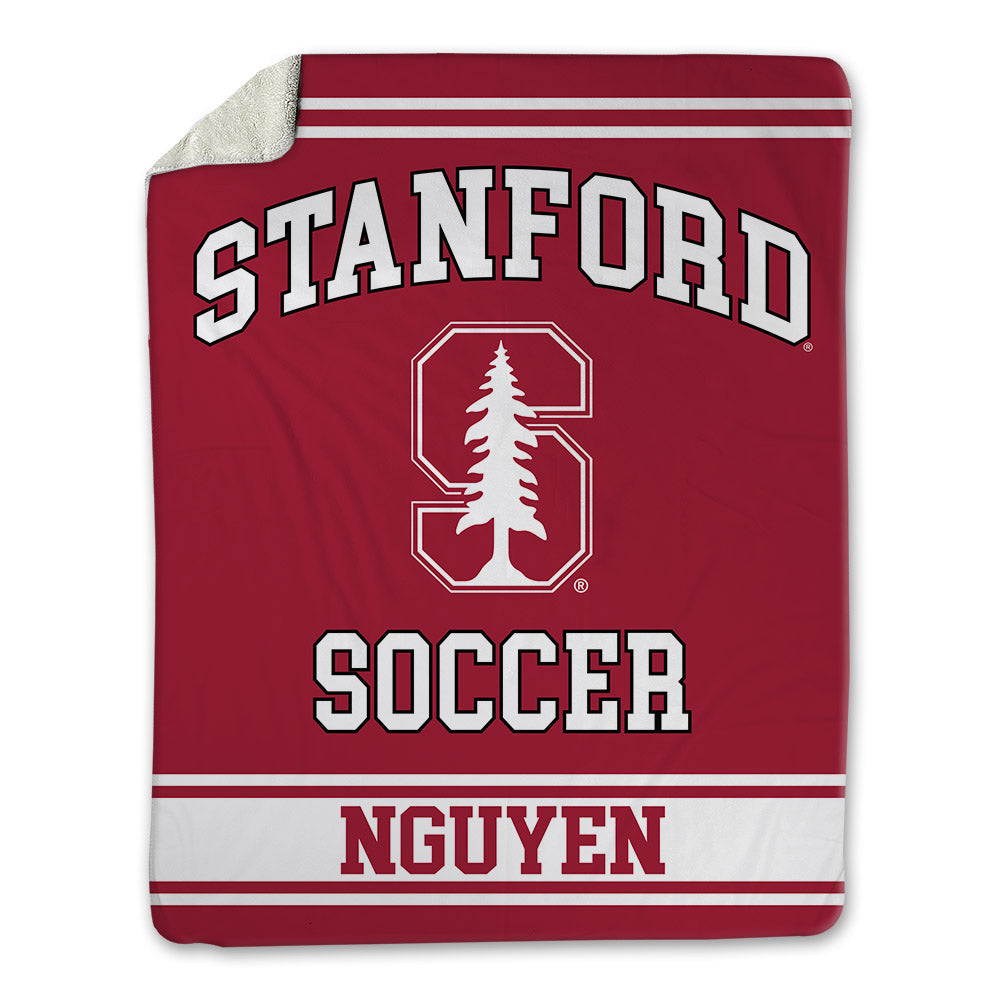 Stanford - NCAA Women's Soccer : Y-Lan Nguyen - Blanket-0