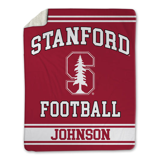 Stanford - NCAA Football : Zach Johnson - Blanket-0