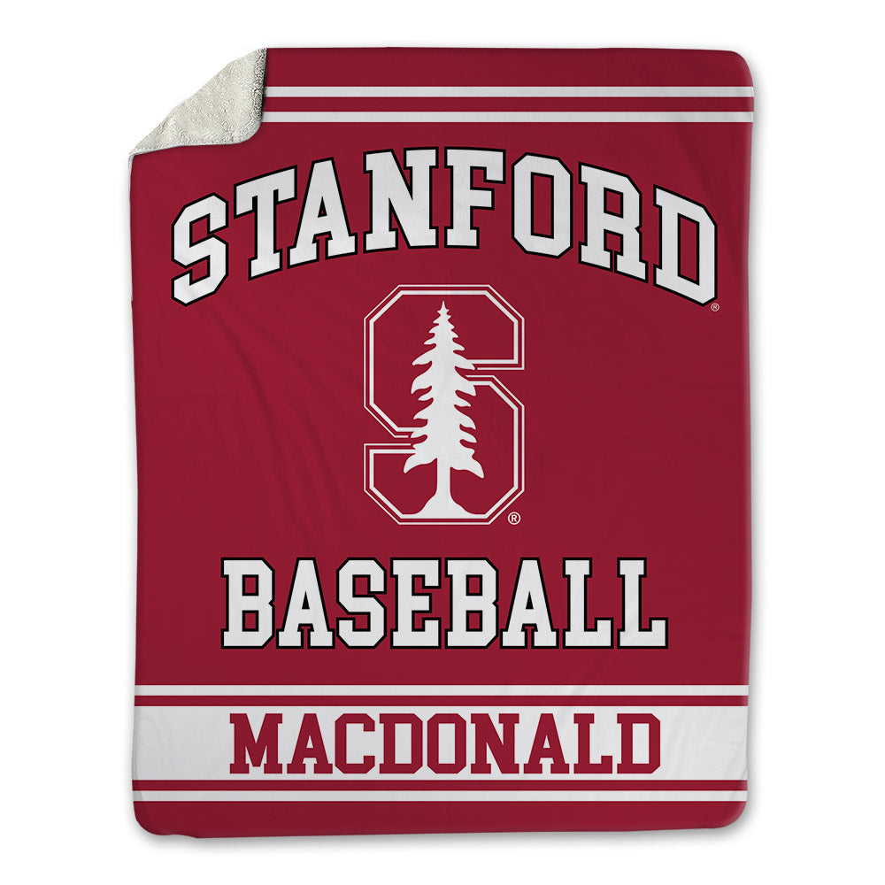 Stanford - NCAA Baseball : Cort MacDonald - Blanket-0