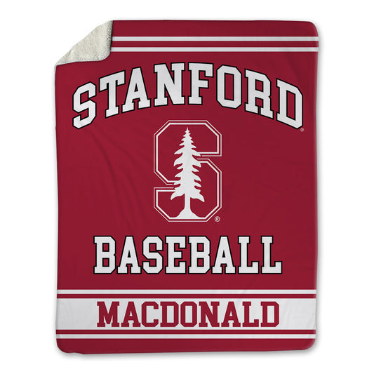 Stanford - NCAA Baseball : Cort MacDonald - Blanket-0