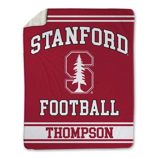 Stanford - NCAA Football : Jason Thompson - Blanket-0