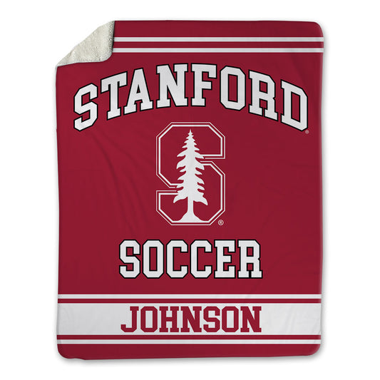 Stanford - NCAA Women's Soccer : Noe Johnson - Blanket-0