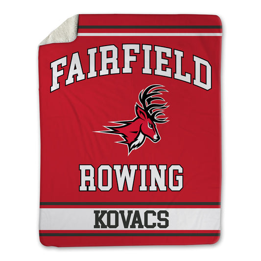 Fairfield - NCAA Men's Rowing : Zalan Kovacs - Blanket-0